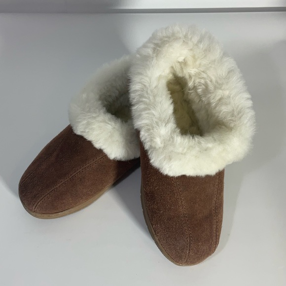 Red Wing SheepSkin Fleece Lined Cowhide Suede Leather Slippers Size L8; NICE!! - Picture 8 of 15